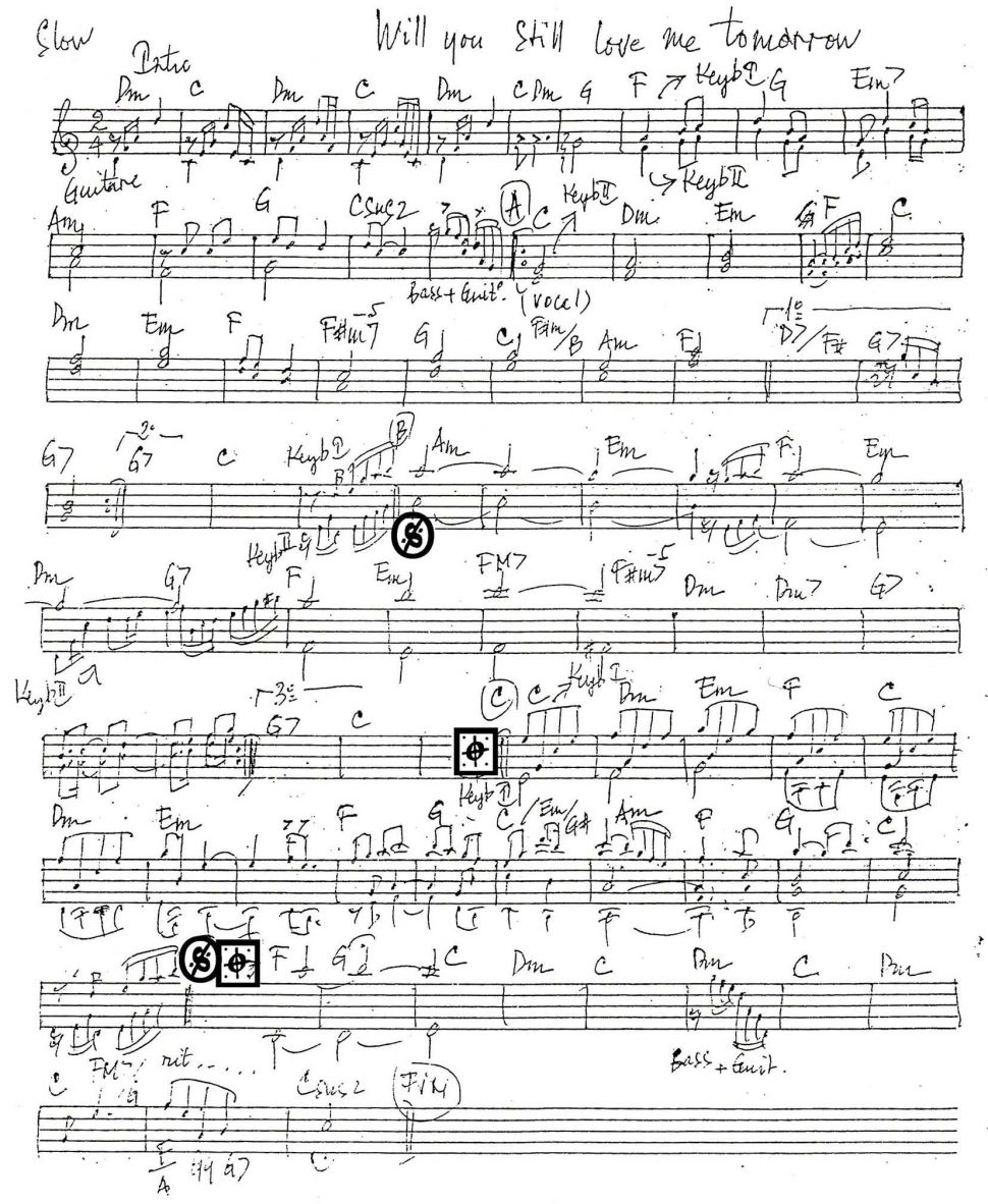 Will You Still Love Me Tomorrow sheet