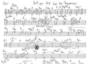 Will You Still Love Me Tomorrow sheet