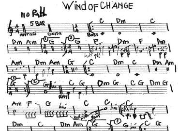 Wind Of Change sheet