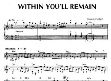Within You'll Remain sheet