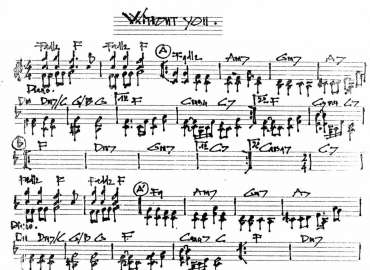 Without You sheet