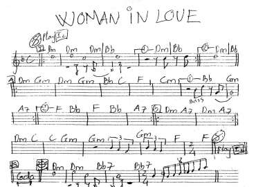 Woman In Love sheet