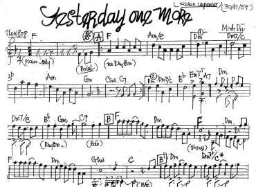 Yesterday one moke sheet