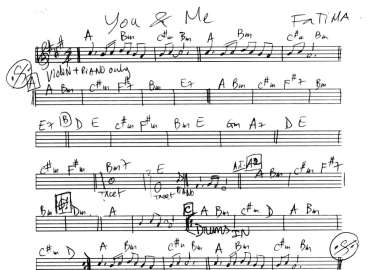 You & Me sheet