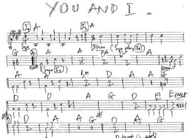 You and I sheet