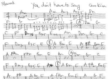 You don't have to say sheet