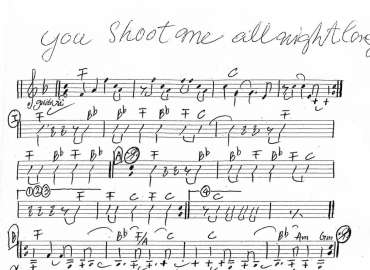 You shoot me allaughalon sheet