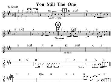 You still the one sheet