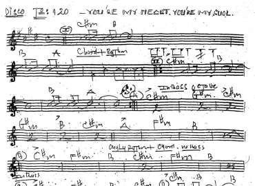 You're my heart - You're my suol sheet