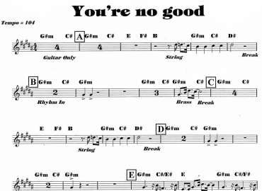 You're no good sheet