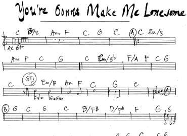 You're oonna make me lonevome sheet