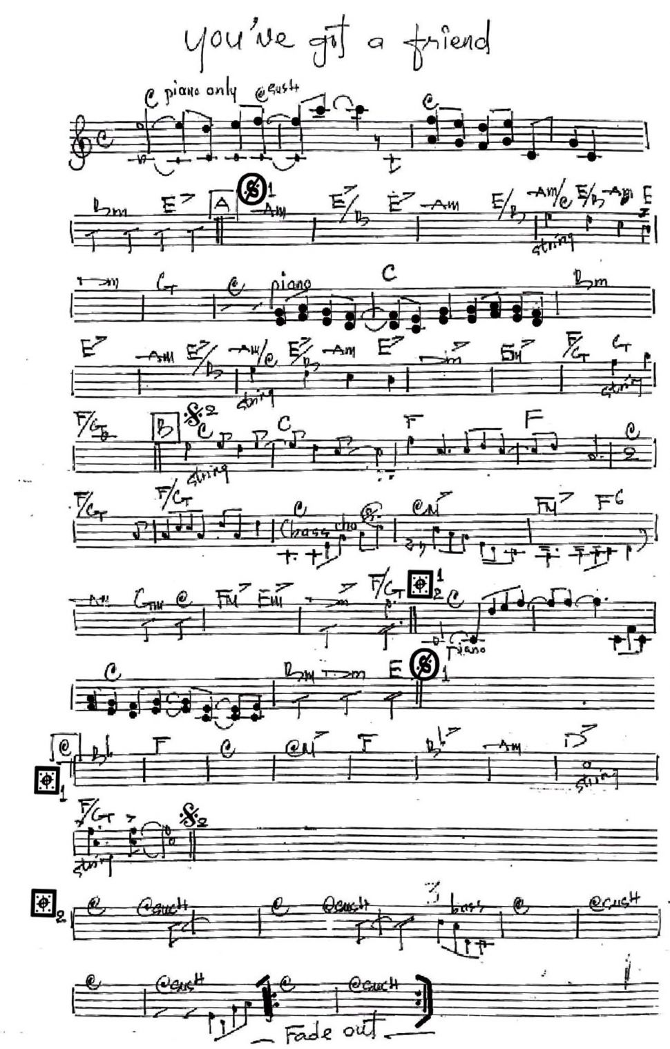 You've got a friend sheet