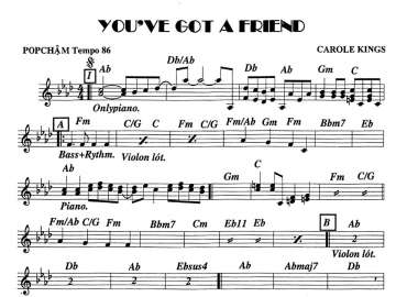 You've got a friend sheet