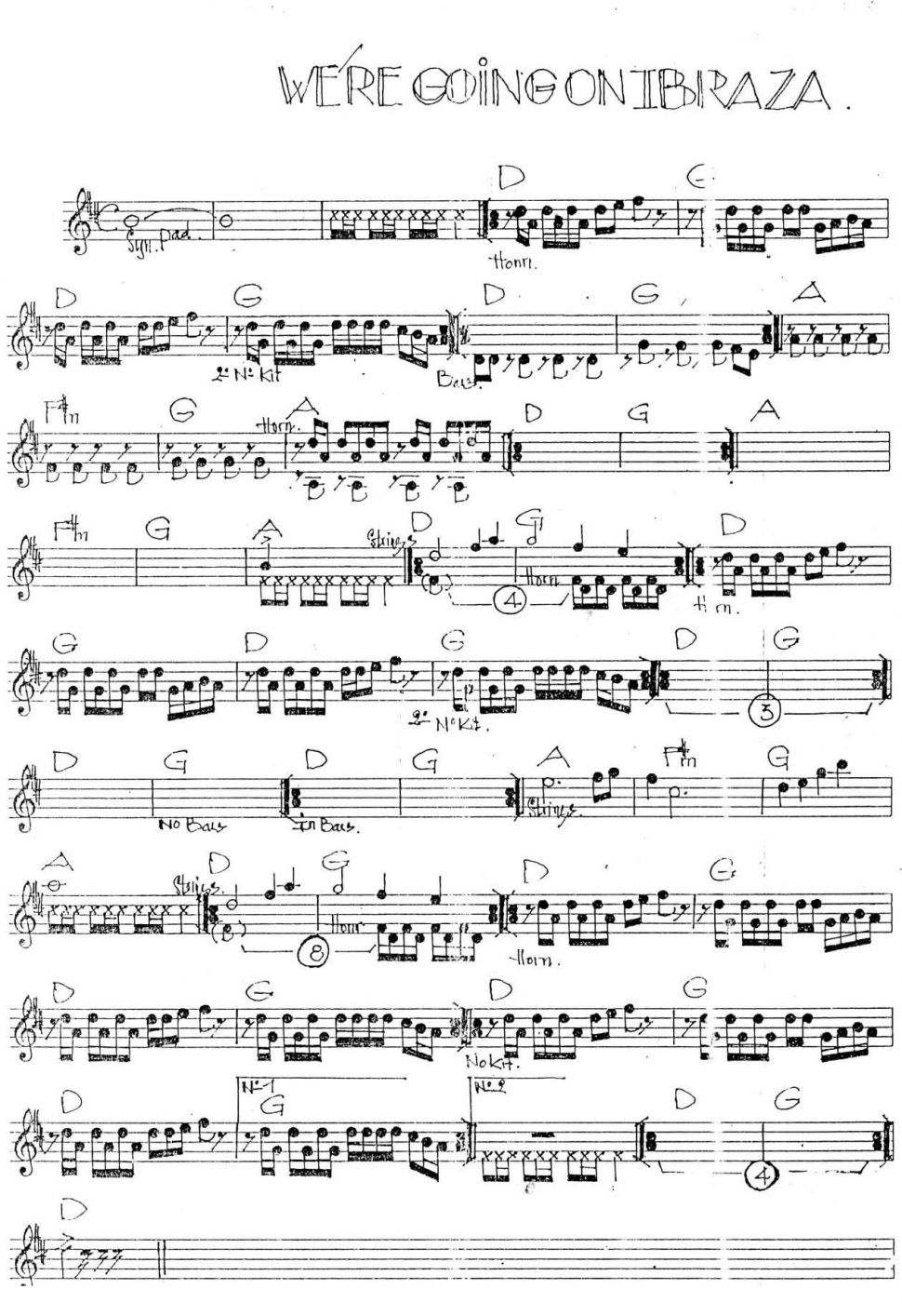 We're Going On I Braza sheet