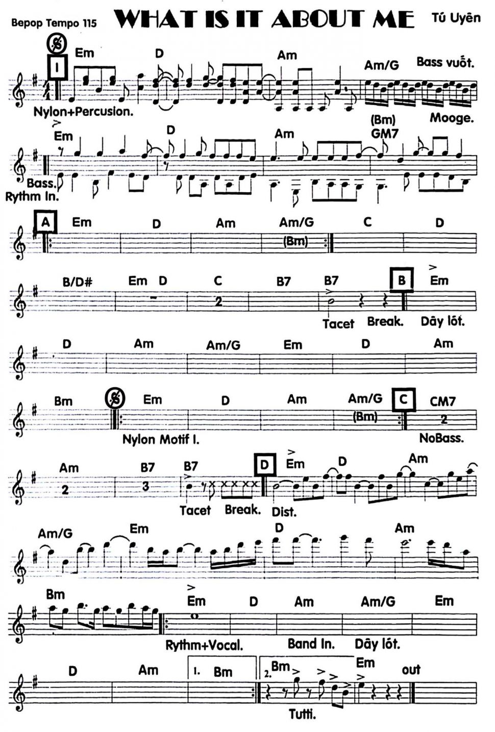 What Is It About Me sheet