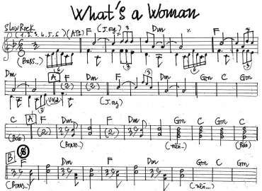 What's A Woman sheet