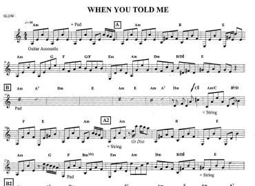 When You Told Me sheet