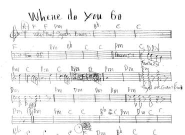 Where Do You Go sheet