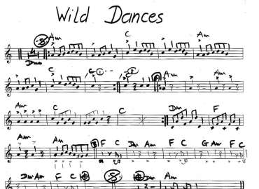 Wild Dances sheet