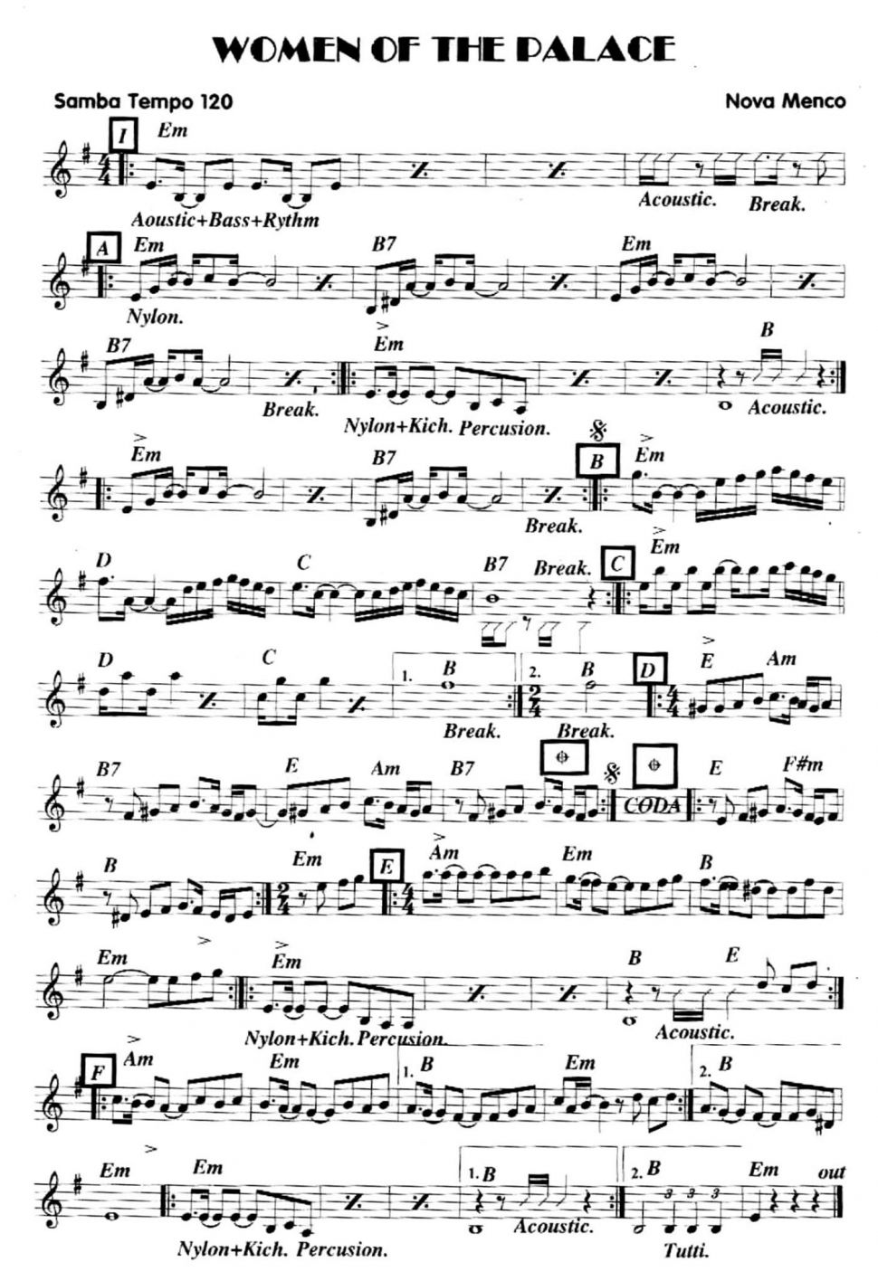 Women Of The Palace sheet