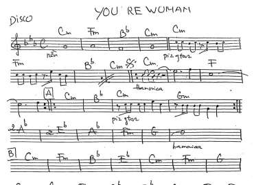 You're woman sheet