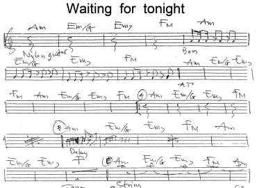 Waiting For Tonight sheet