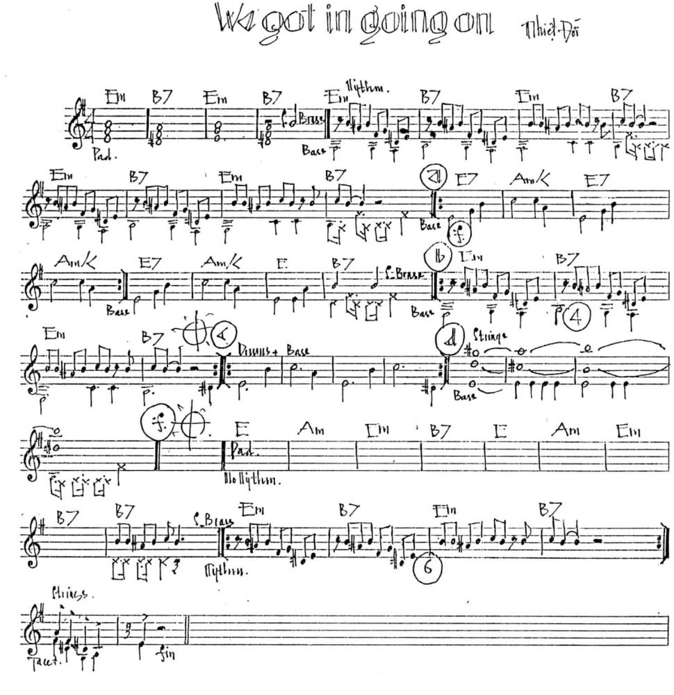 We Got In Going On sheet