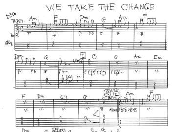 We Take The Change sheet