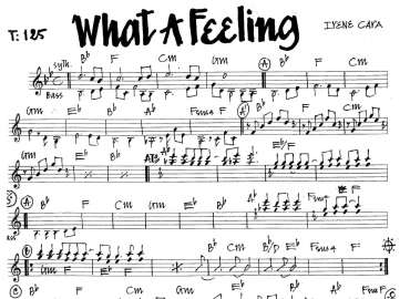 What A Feeling sheet