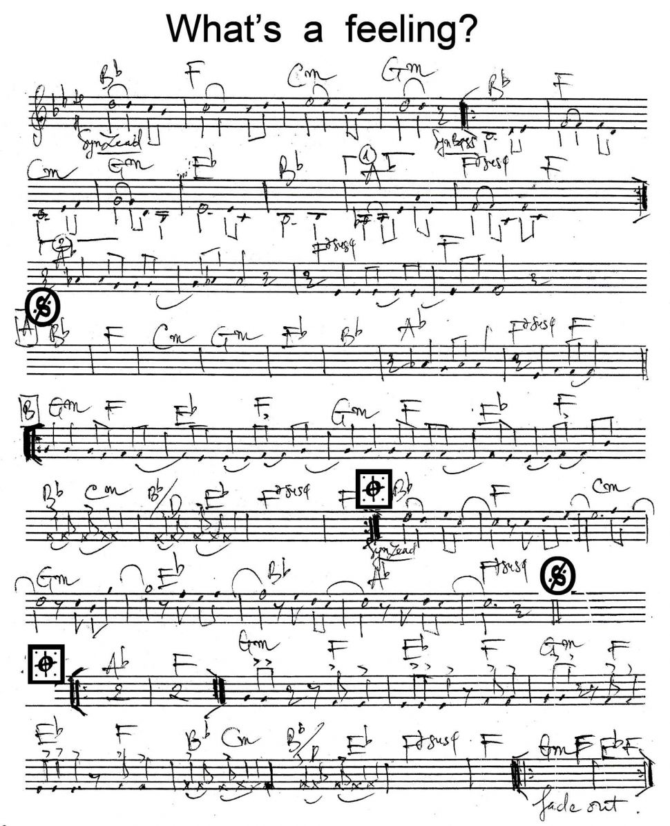 What's A Feeling sheet