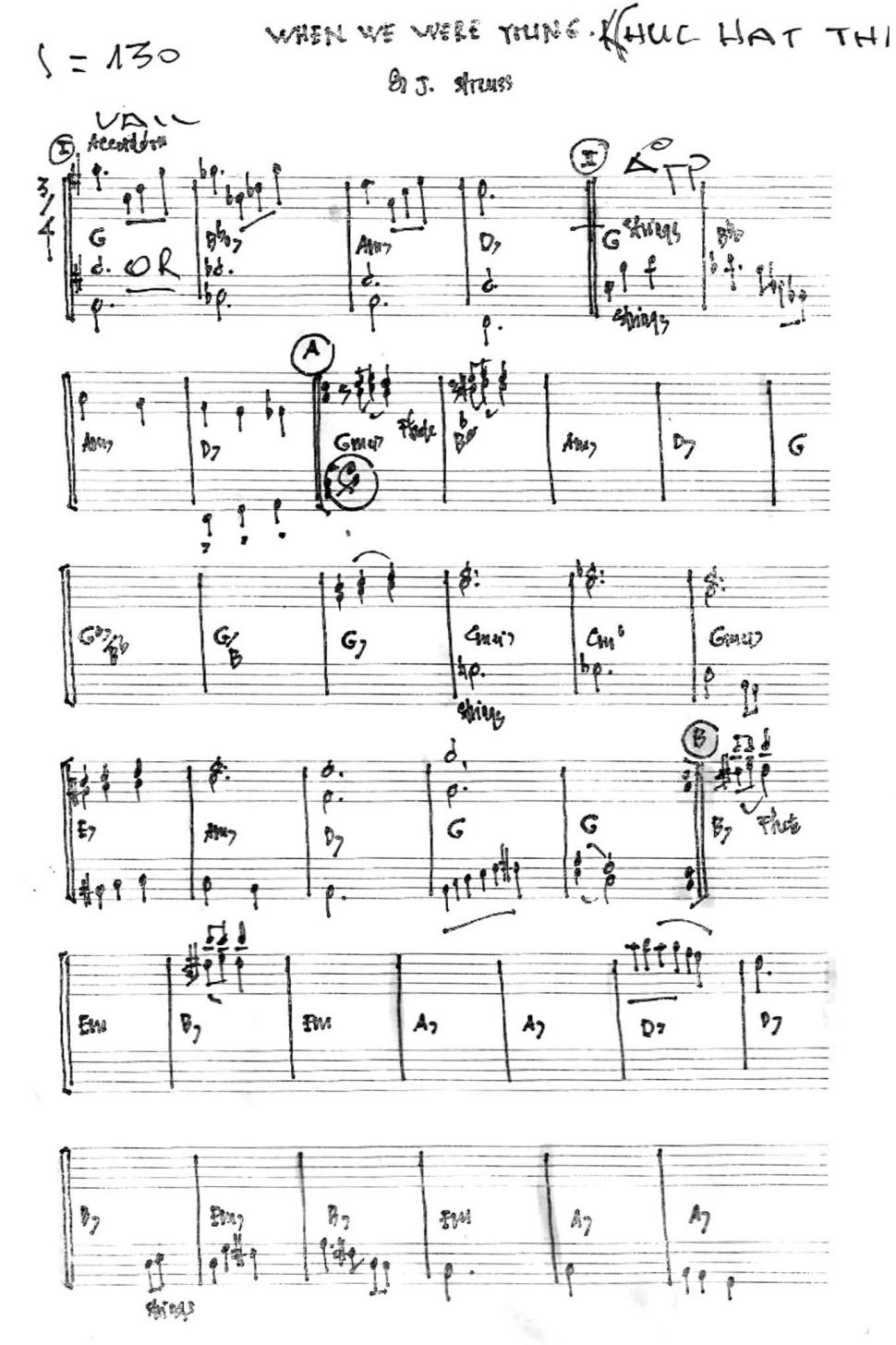 When We Were Young sheet