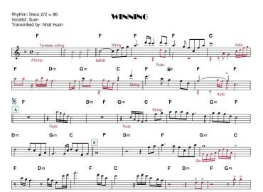 Winning sheet có lời 