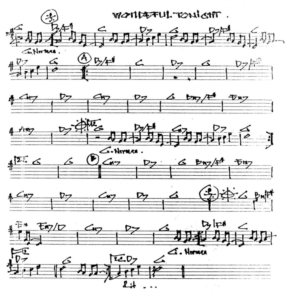 Wonderful Tonight sheet