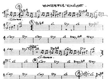 Wonderful Tonight sheet