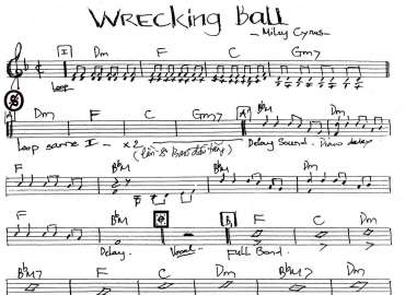Wrecking Ball sheet