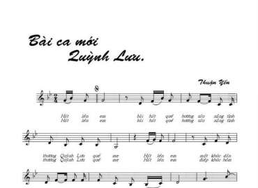 Bài Ca Mới sheet có lời