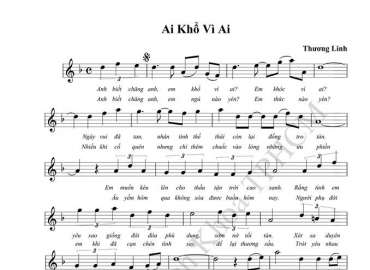 Ai khổ vì ai sheet có lời