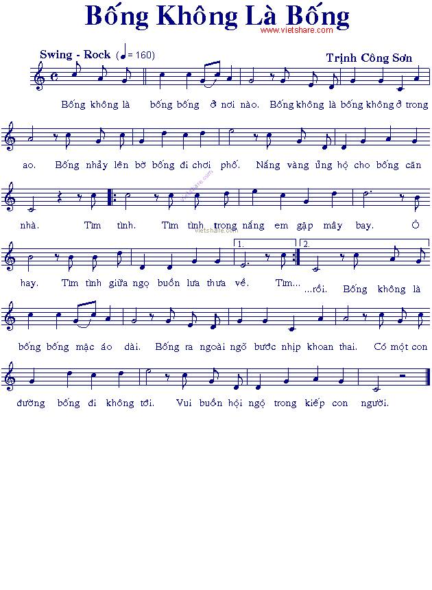 Bống Không Là Bống sheet