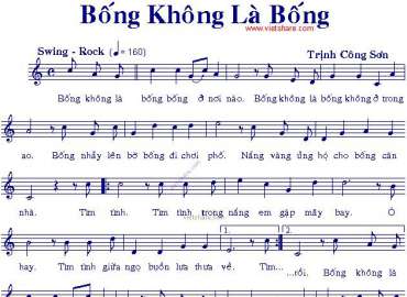 Bống Không Là Bống sheet có lời