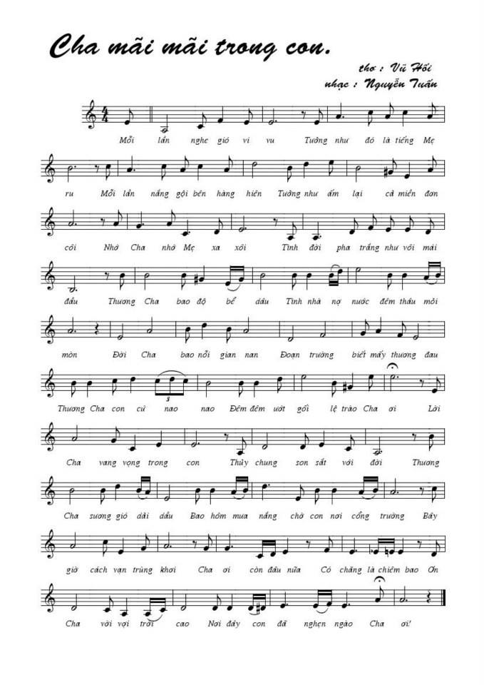 Cha mãi mãi trong con sheet