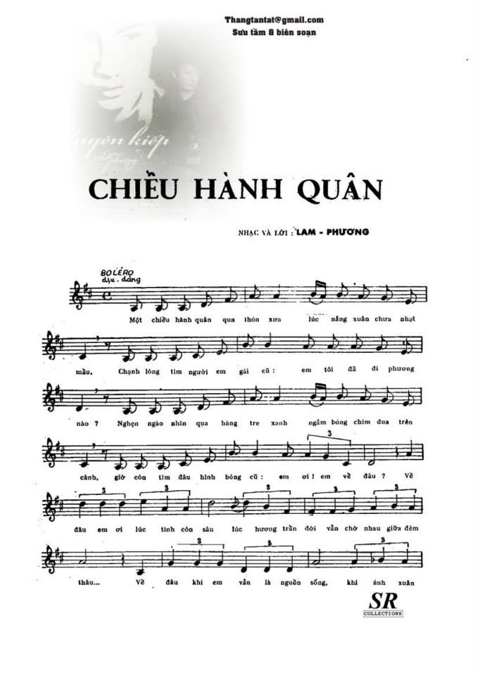 Chiều hành quân sheet