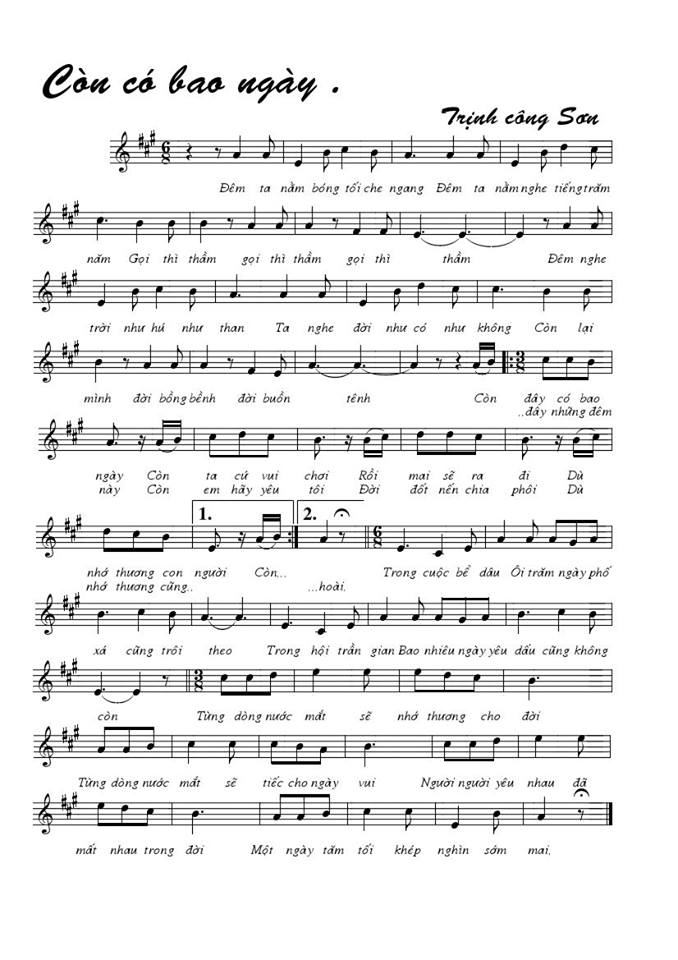 Còn có bao ngày sheet