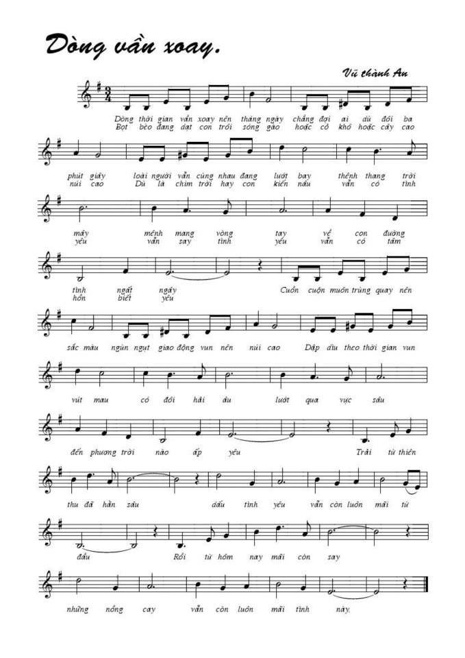 Dòng Vần Xoay sheet