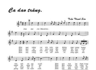 Ca dao trăng sheet có lời