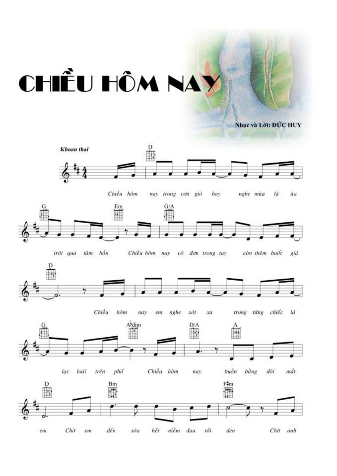 Chiều hôm nay sheet