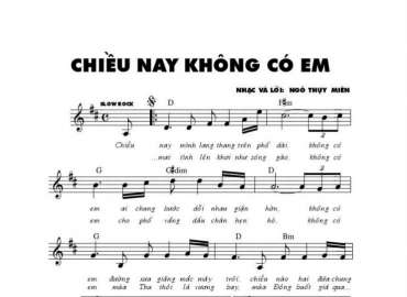 Chiều nay không có em sheet có lời