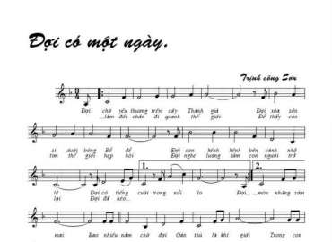 Đợi Có Một Ngày sheet có lời