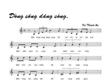 Dồng Sông Dâng Sóng sheet có lời