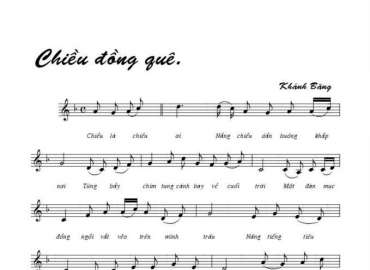 Chiều đồng quê sheet có lời