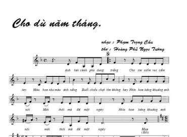 Cho dù năm tháng sheet có lời